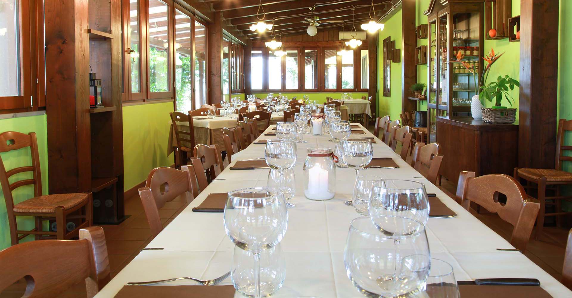 Sala ristorante tipico Il Pago Agriturismo Rotondella